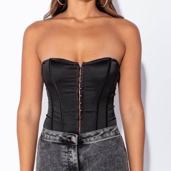 strapless corset tops